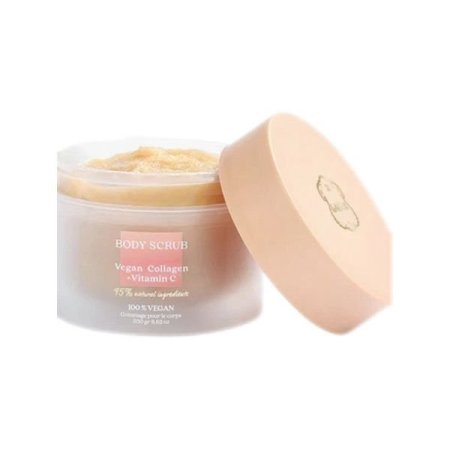 مقشر للجسم – كولاجين نباتي + فيتامين سي من لالين - Body Scrub – Vegan Collagen + Vitamin C